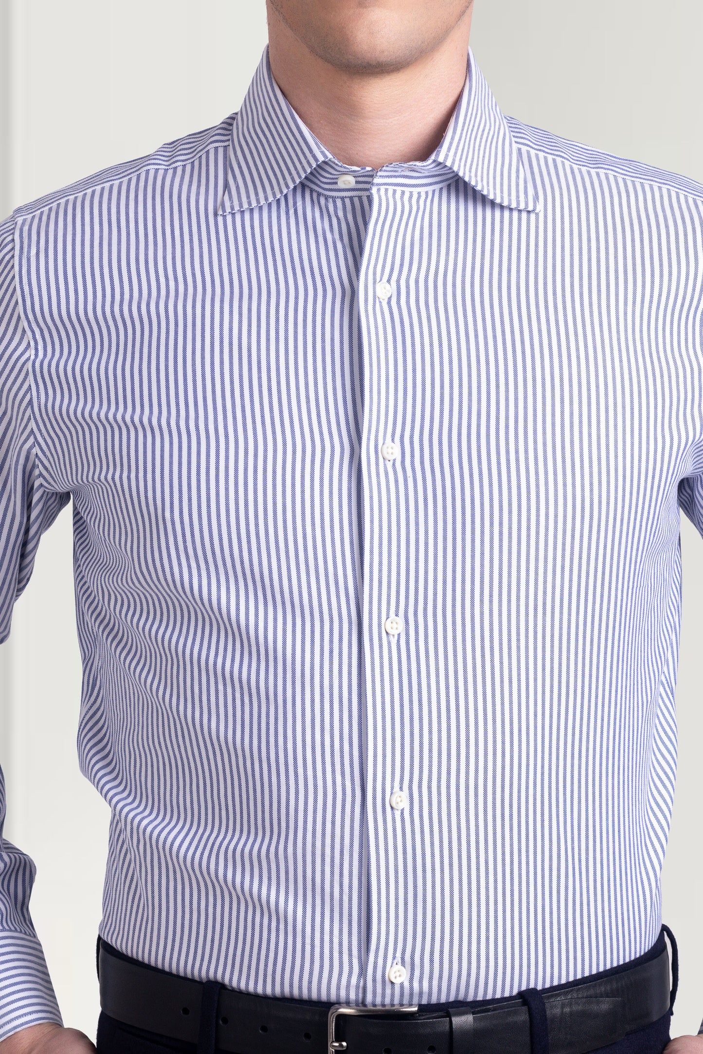 Navy Bengal Stripes Shirt