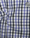 Freitag Shirt:Lila Blau Schwarz Tattersall