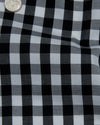 Monti Black White Mid Gingham Twill