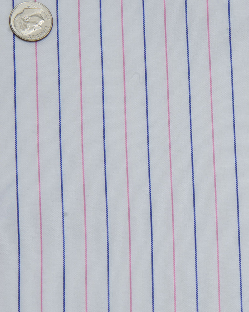 Monti Pink Blue Pinstripes
