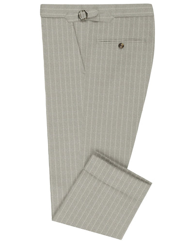 VBC Double Stripes Hellgraue Flanellhose