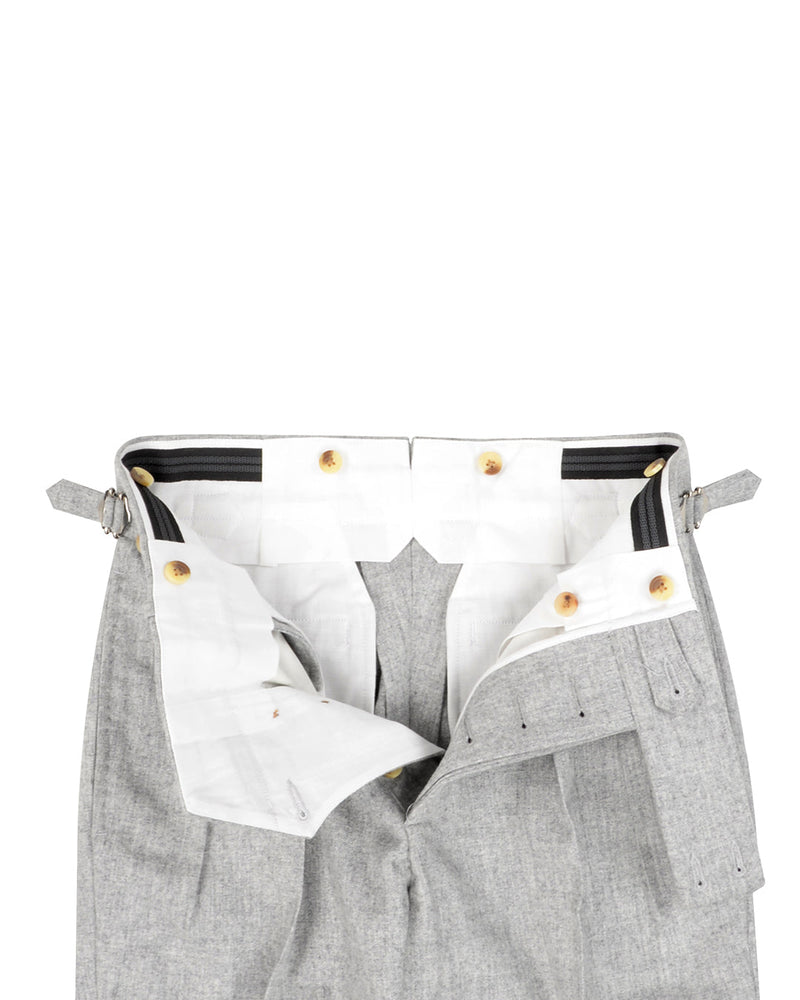 VBC: Grauer Wollflanell