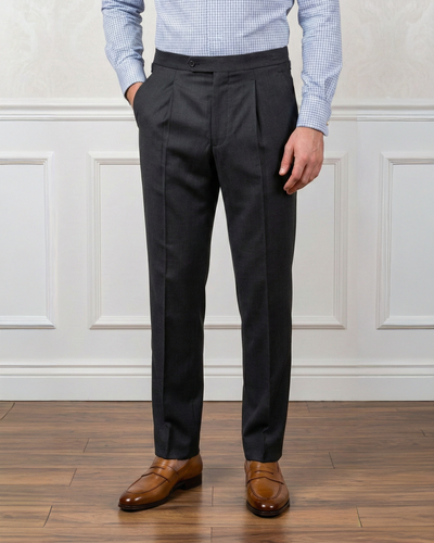 VBC: Anthrazitfarbene Tropenwolle