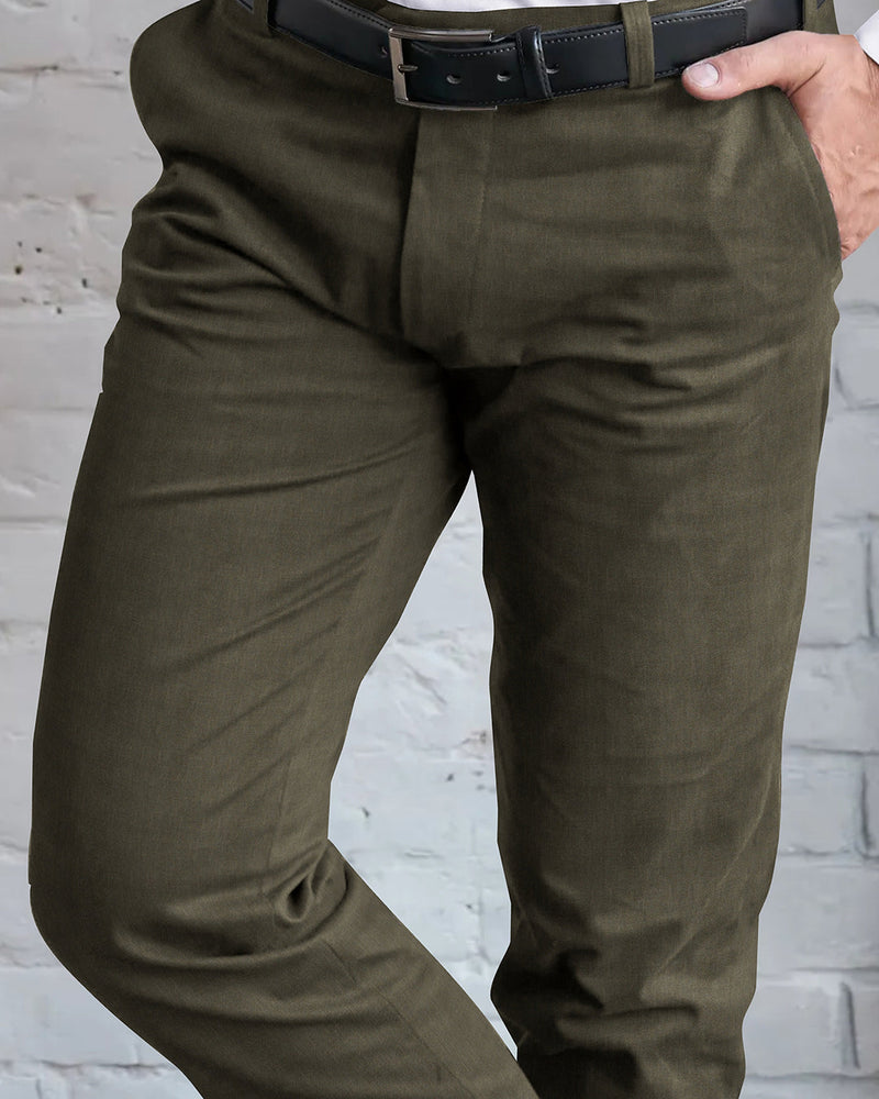 Coton Zegna Olive Drab