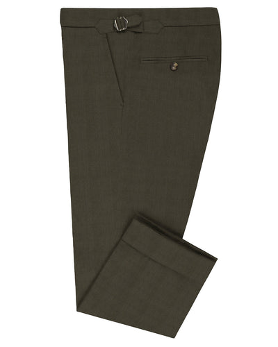 Zegna Olive Drab Baumwolle