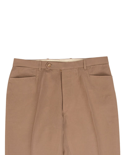 Zegna Kamelbraunes Leinen