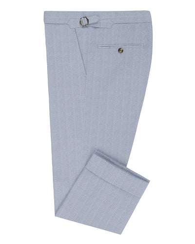 Loro Piana : Chevrons bleu foncé