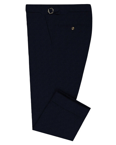 Loro Piana : Carreaux bleu foncé