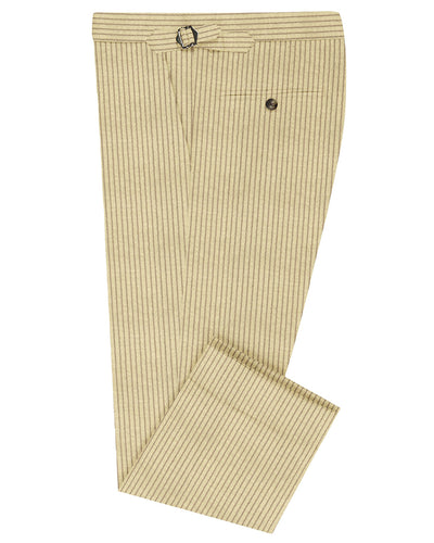 Cordon côtelé beige Modrone 4 côtes