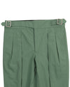 Pantalon uni vert sauge Fresco