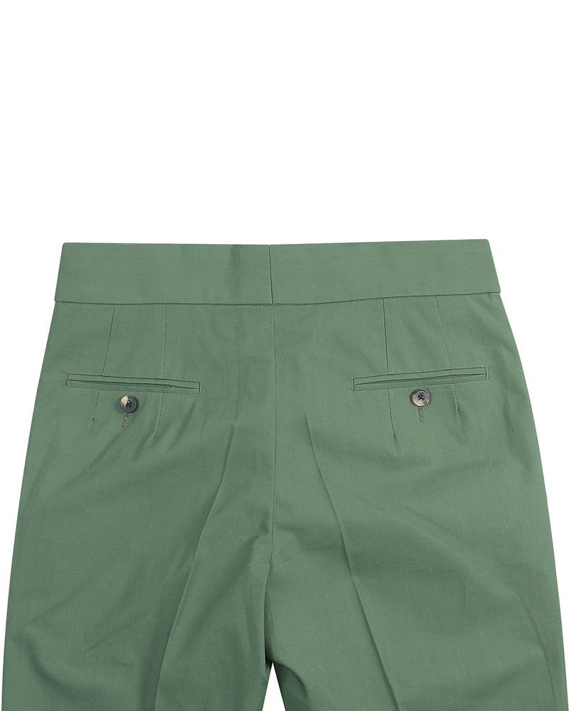 Pantalon uni vert sauge Fresco