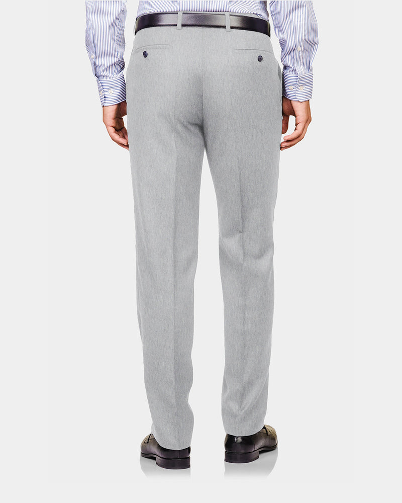 Pantalon habillé en coton gris clair