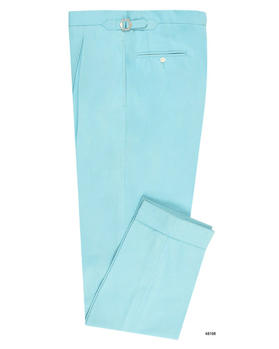 Pantalon en sergé de coton bleu Gulf Stream