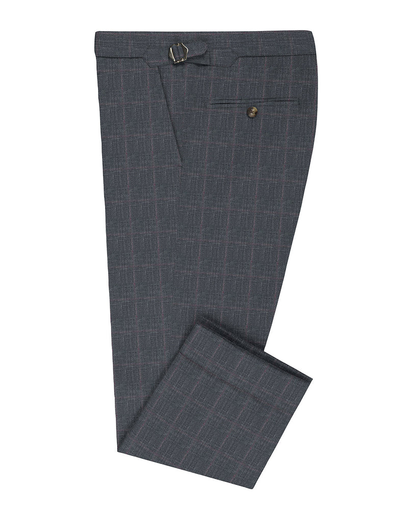 ETHomas Shark Shine Silver Windowpane Checks