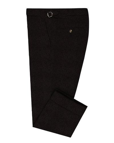 EThomas : Mohair brun foncé flammé