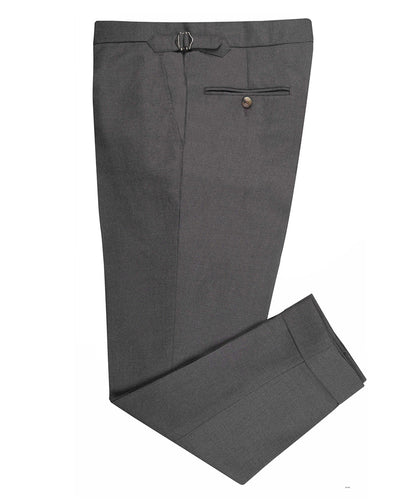 Sergé d'hiver gris moyen Delfino