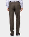 Chino Performance : chevrons marron