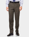 Chino Performance : chevrons marron
