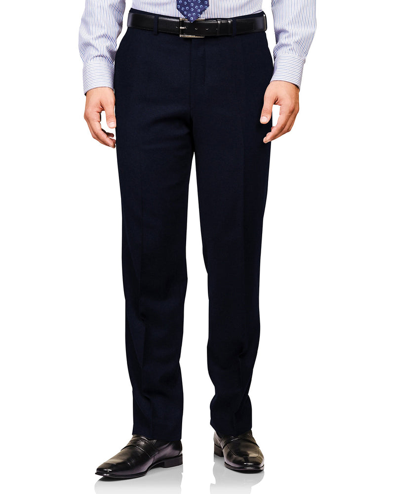 VBC 100 % Wolle: Marineblauer Flanell