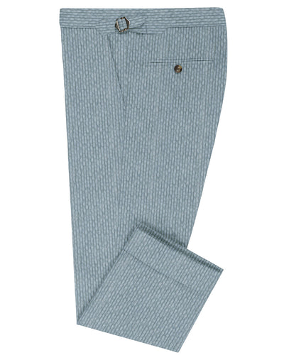 Modrone Velours côtelé Seersucker Gris bleuâtre -8 mailles