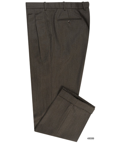 VBC 100% laine sergé marron cavalerie