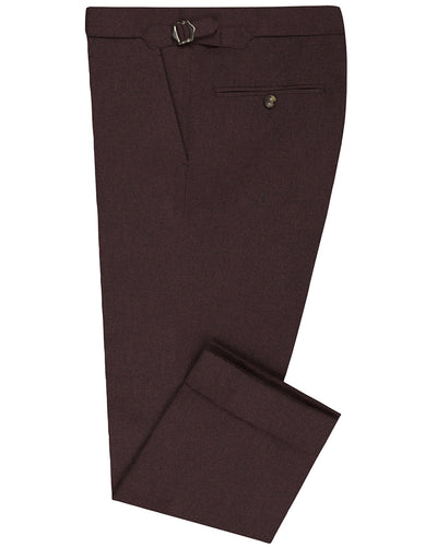 VBC - Sergé 100 % laine bordeaux