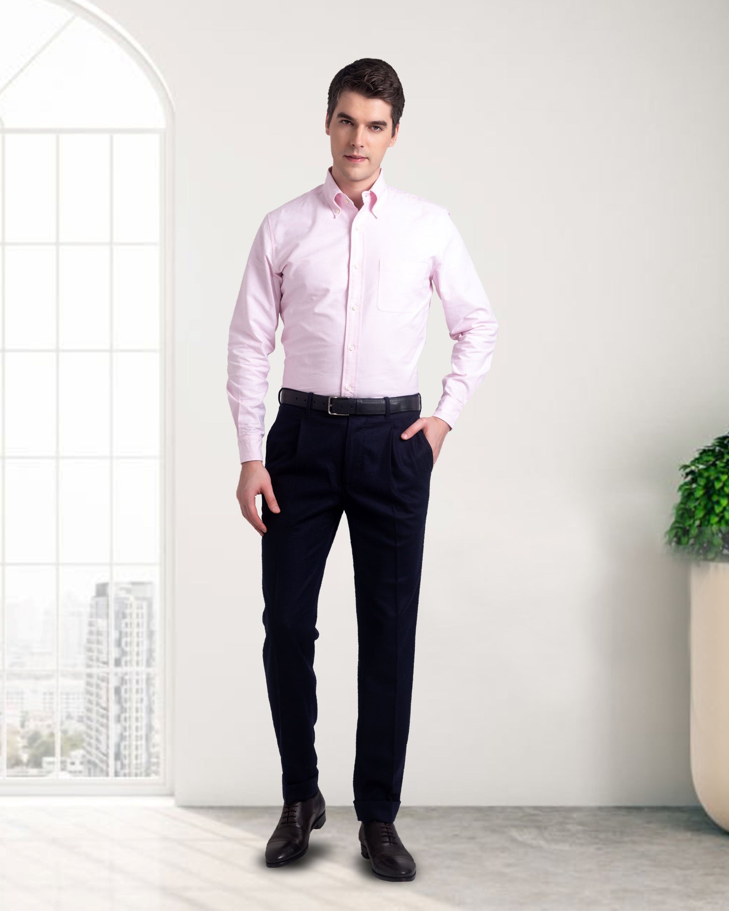 Pale Pink Oxford Shirt