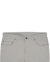 Chino en sergé gris pastel