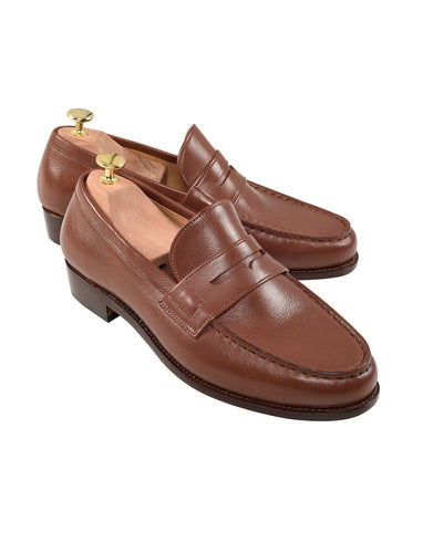 Penny-Loafer Hellbraun