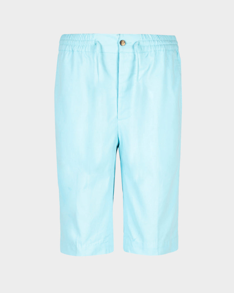 Short en sergé de coton bleu Gulf Stream