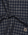 Luxire Presto: Grey Navy Tattersall Twill Checks