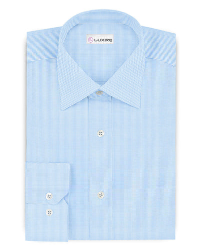 Das Feinste - Luxire Blue Gingham 300/4