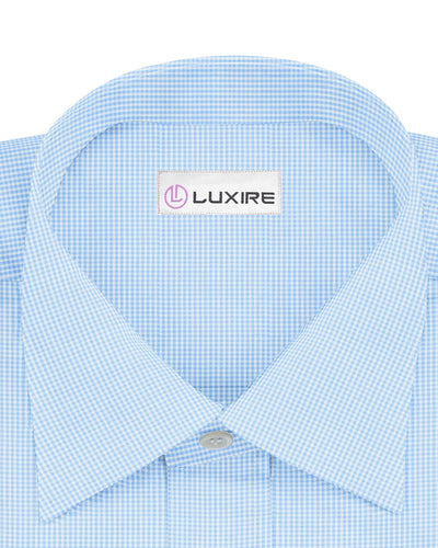 Das Feinste - Luxire Blue Gingham 300/4
