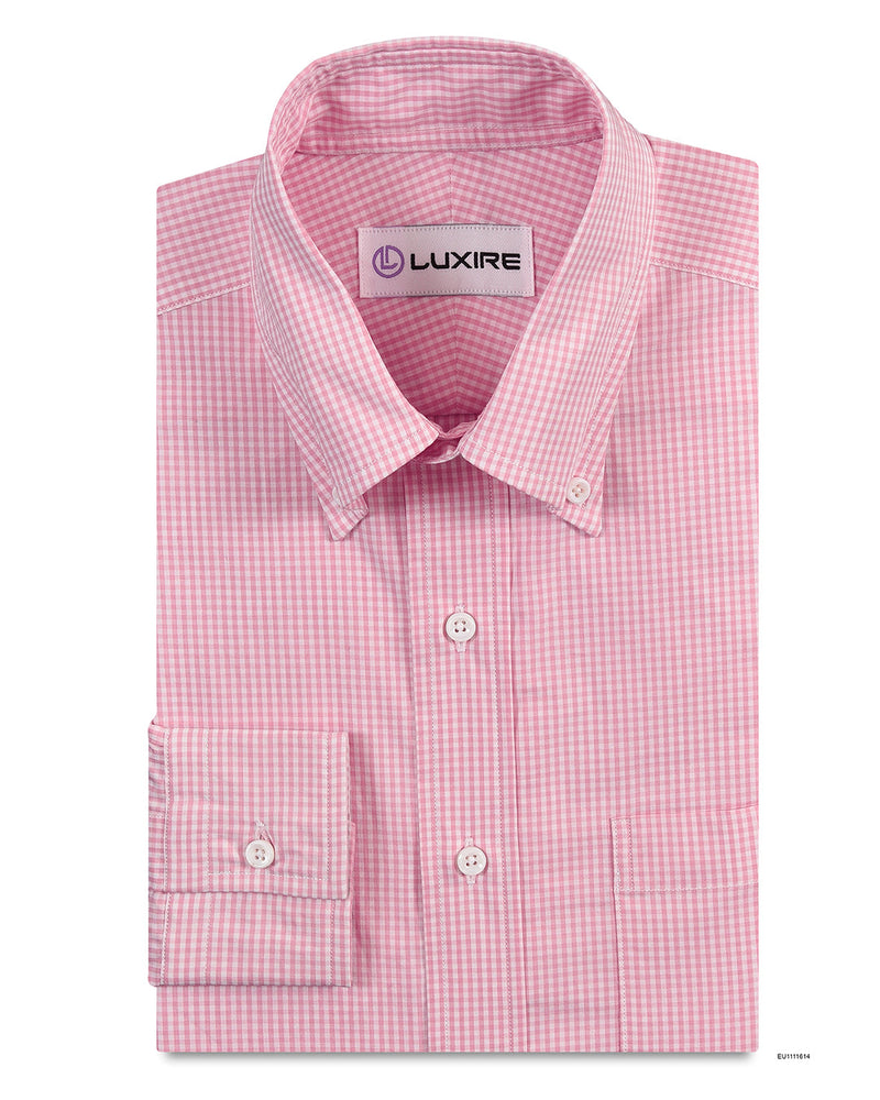 Rosa-weißer Gingham