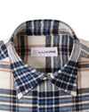 Blue White Casual Tartan Checks