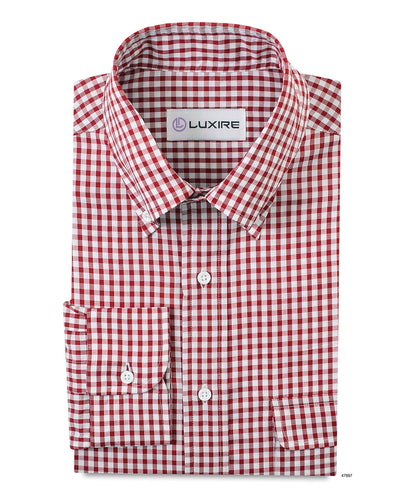 Roter Mini-Gingham