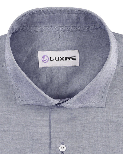 Chemise Oxford bleue