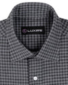 Mini Nightshadow Grey Gingham Flannel