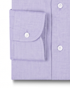 Easy-to-Iron Muave Chambray