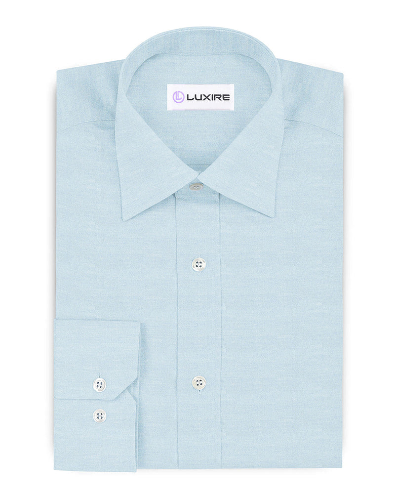 Chemise bleu arctique brossée