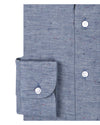 Speckled Dark Blue Twill