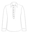 Summer Shirt in Pink White Pin Stripes Seersucker