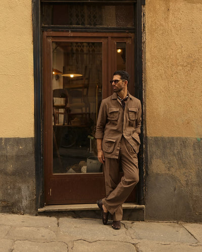Leinenhose Fresco Braun