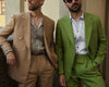 Linen Fern Green Suit