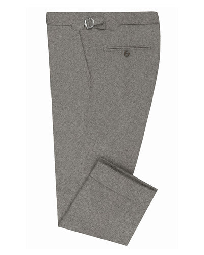 Minnis Flannel: Hellgraue Twill-Hose