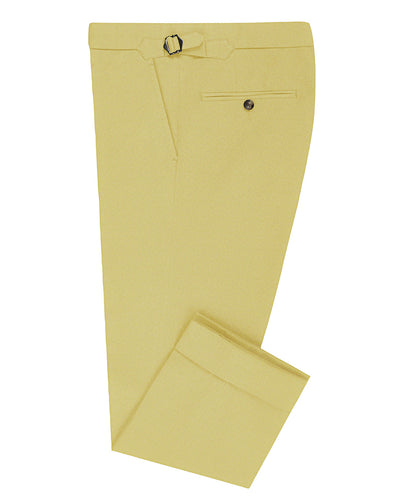 Dugdale Feine Kammgarnhose - Gelb