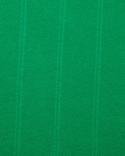 T-shirt vert à rayures ton sur ton