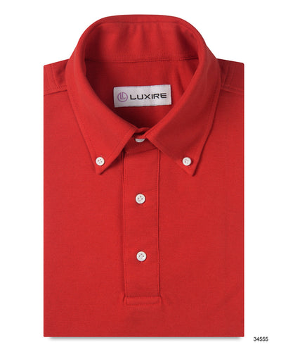 Purpurrotes Polo-T-Shirt