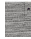 Grey Striped Polo T-shirt