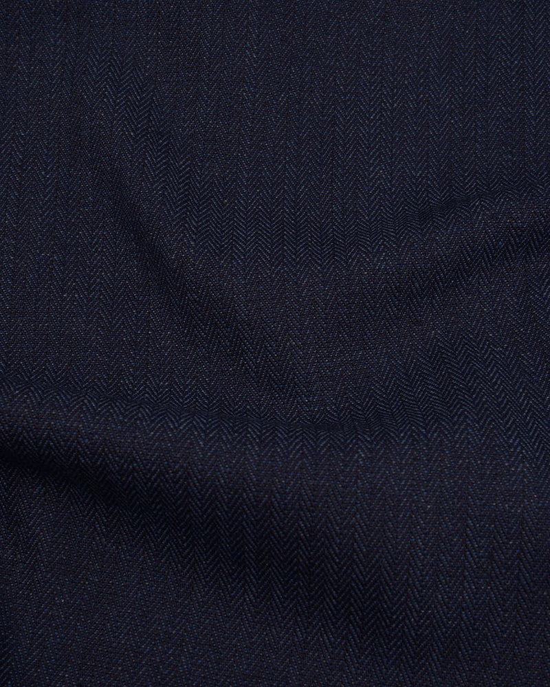 Noragi in Indigo-Fischgrät
